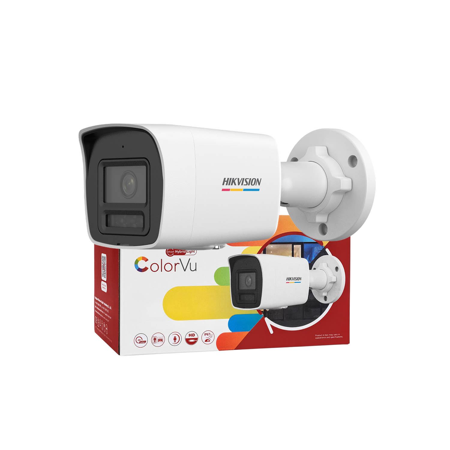CÁMARA SEGURIDAD IP HIKVISION DS-2CD1047G2H-LIU 4MP TUBO COLORVU AUDIO DETECCIÓN VEHÍCULOS - 4
