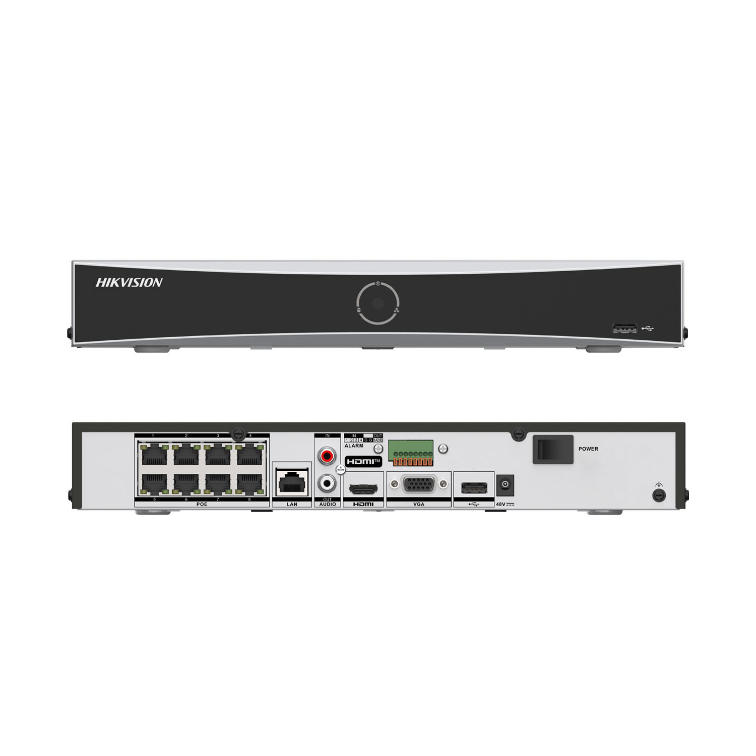 GRABADOR NVR IP POE HIKVISION DS-7608NXI-K1/8P 8 CANALES HASTA 12 MP TECNOLOGÍA ACUSENSE - 4