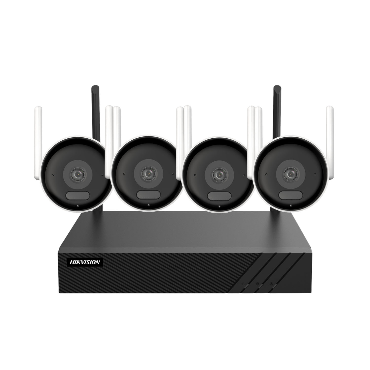 KIT CÁMARAS SEGURIDAD IP HIKVISION NK844WBH 4MP 4 CÁMARAS TUBO AUDIO BIDIRECCIONAL NVR 8CH WIFI - 2