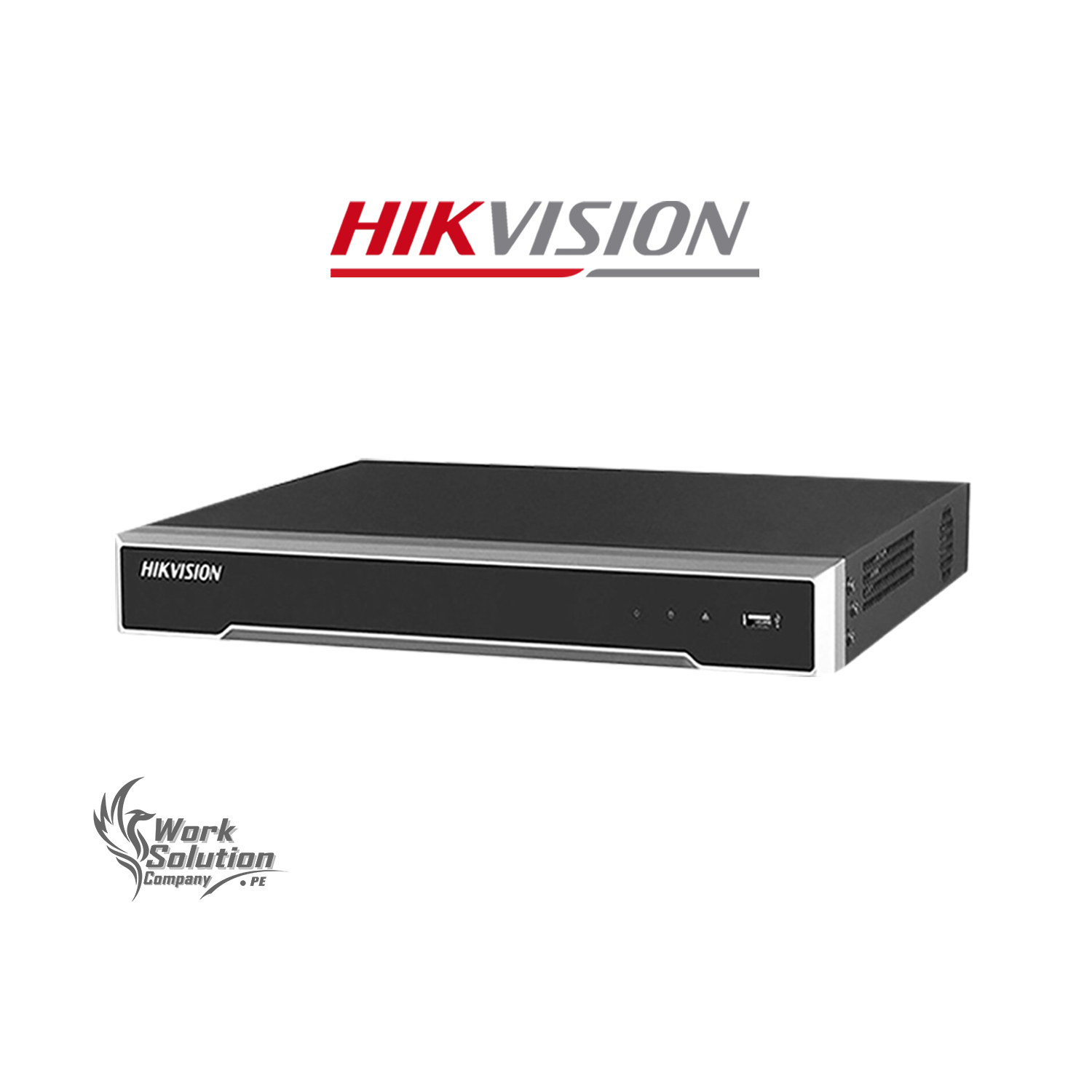 GRABADOR NVR IP POE HIKVISION DS-7616NI-Q2/16P 16 CANALES HASTA 4K HDMI VGA 2HDD - 1