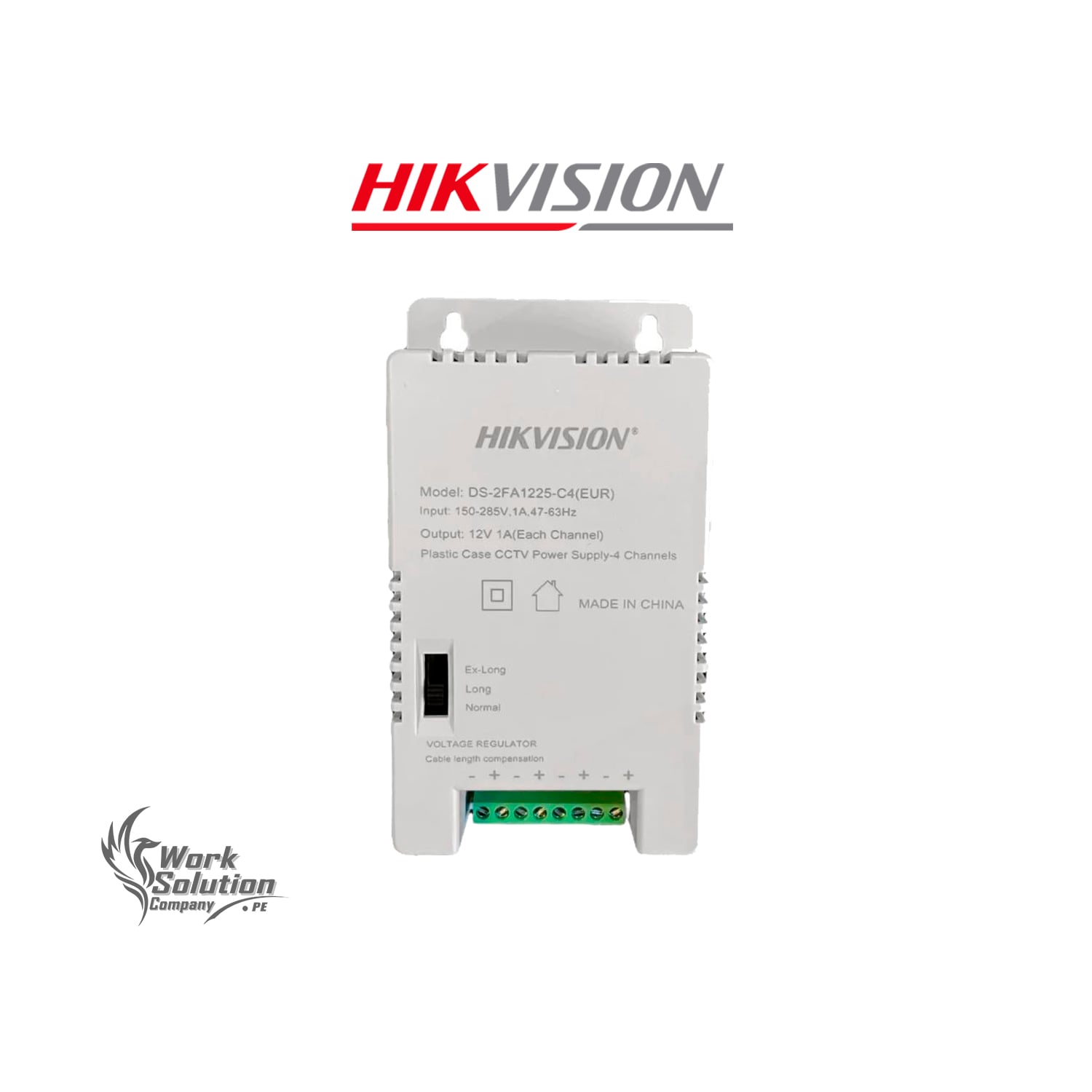 FUENTE DE ALIMENTACIÓN HIKVSION DS-2FA1225-C4 4 CANALES 48 W CENTRALIZADA PARA CCTV - 1