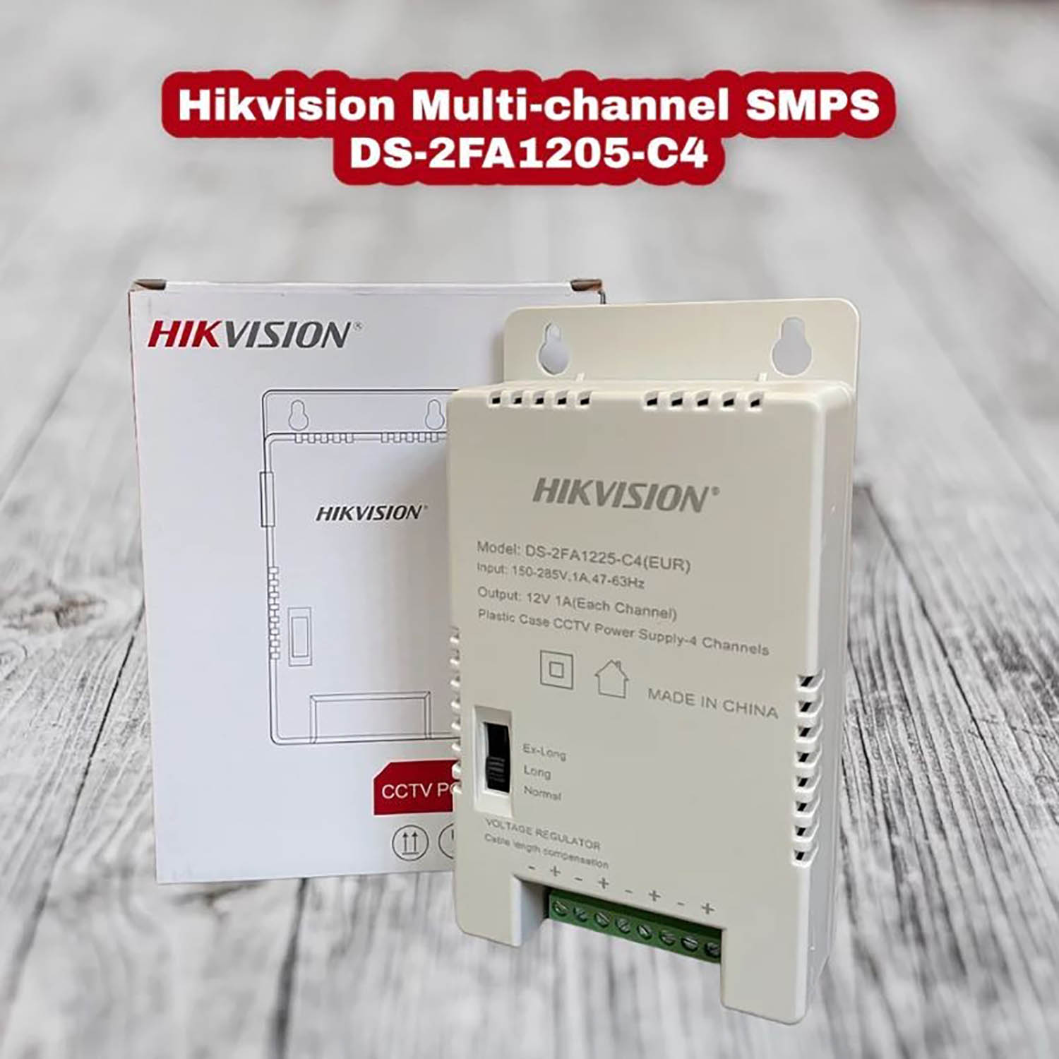 FUENTE DE ALIMENTACIÓN HIKVSION DS-2FA1225-C4 4 CANALES 48 W CENTRALIZADA PARA CCTV - 2