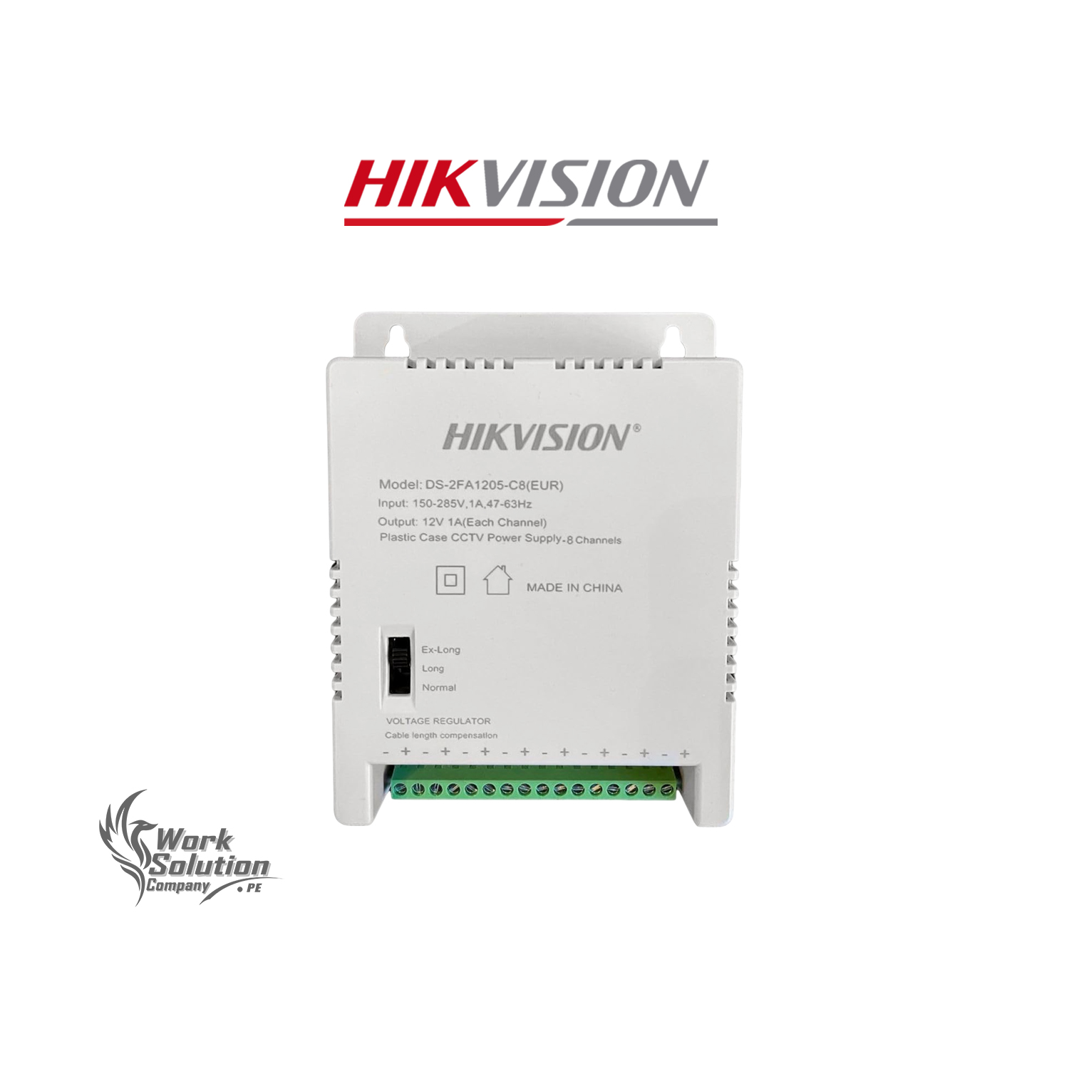 FUENTE DE ALIMENTACIÓN HIKVSION DS-2FA1205-C8 8 CANALES 60 W CENTRALIZADA PARA CCTV - 1