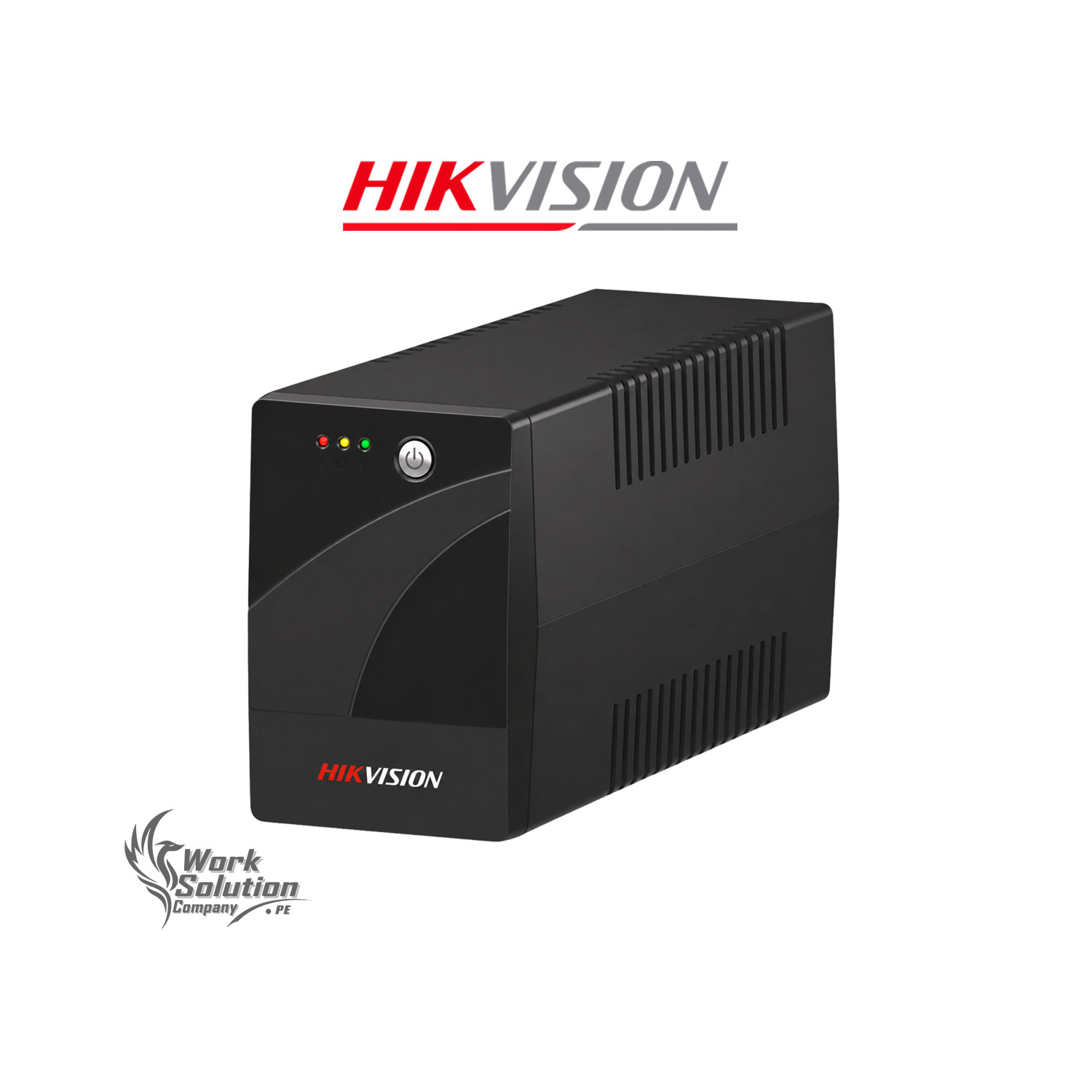 UPS HIKVISION DS-UPS600-R 600VA/360W 2 TOMAS BATERÍA 12V 7AH ENTRADA SALIDA SCHUKO AVR - 1