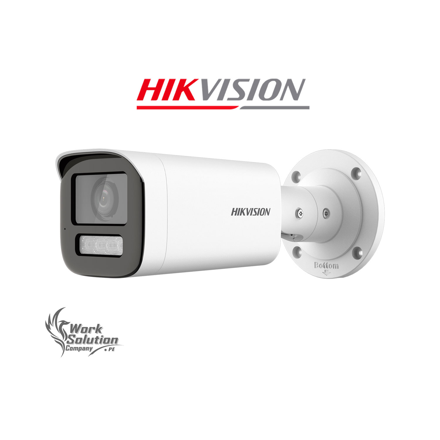 CÁMARA SEGURIDAD HIKVISION DS-2CE19DF3T-LSZE 2MP TUBO VARIFOCAL ANALÓGICA COLORVU AUDIO - 1