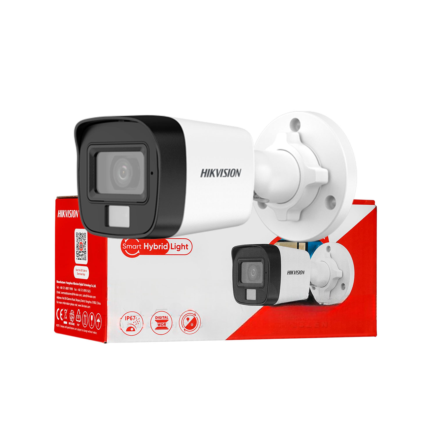CÁMARA SEGURIDAD HIKVISION DS-2CE16K0T-LPFS 3K TUBO ANALÓGICA AUDIO LUZ INTELIGENTE IR 25M - 3