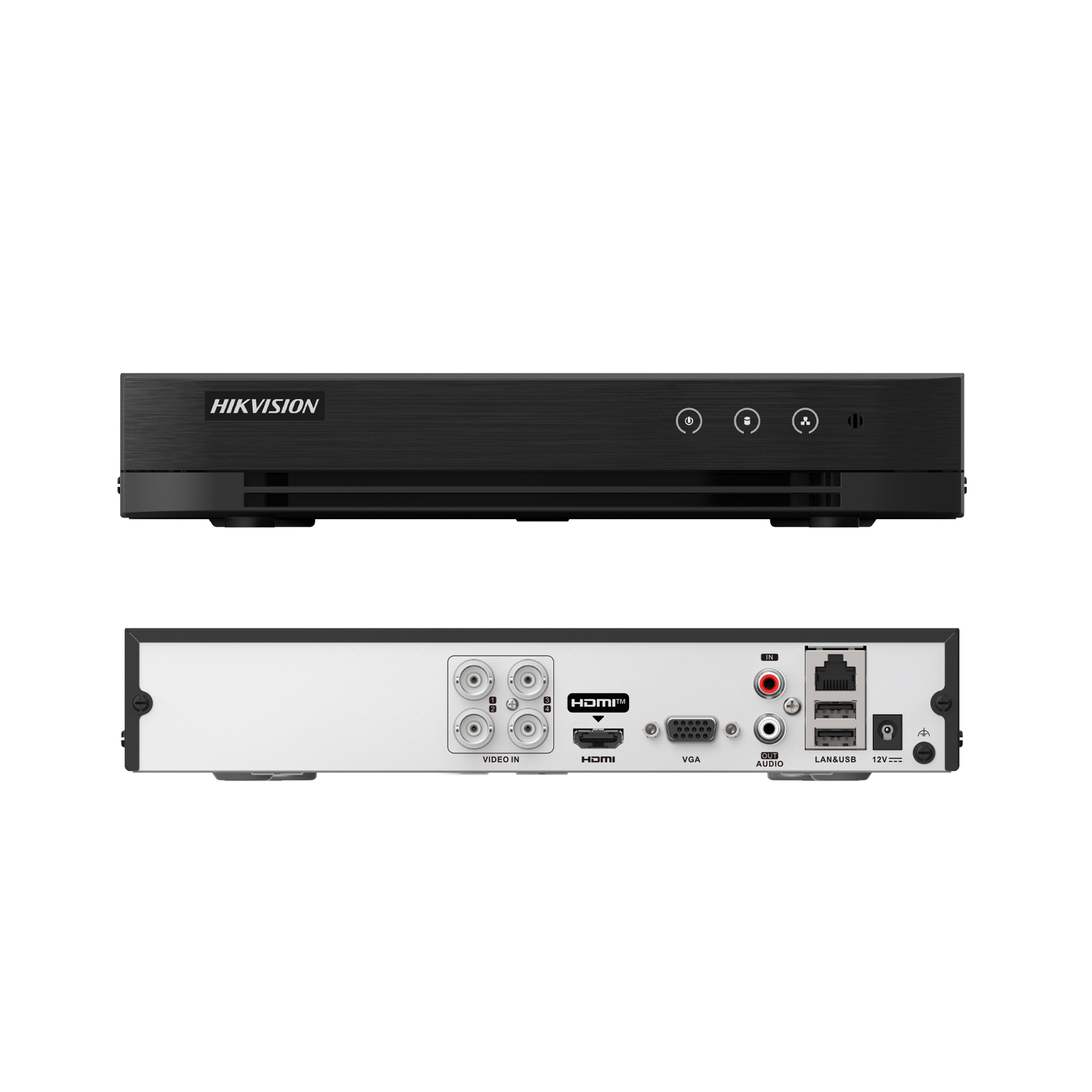 GRABADOR DVR HIKVISION IDS-7204HUHI-M1/XT 4 CANALES HASTA 4K ACUSENSE 1HDD - 4