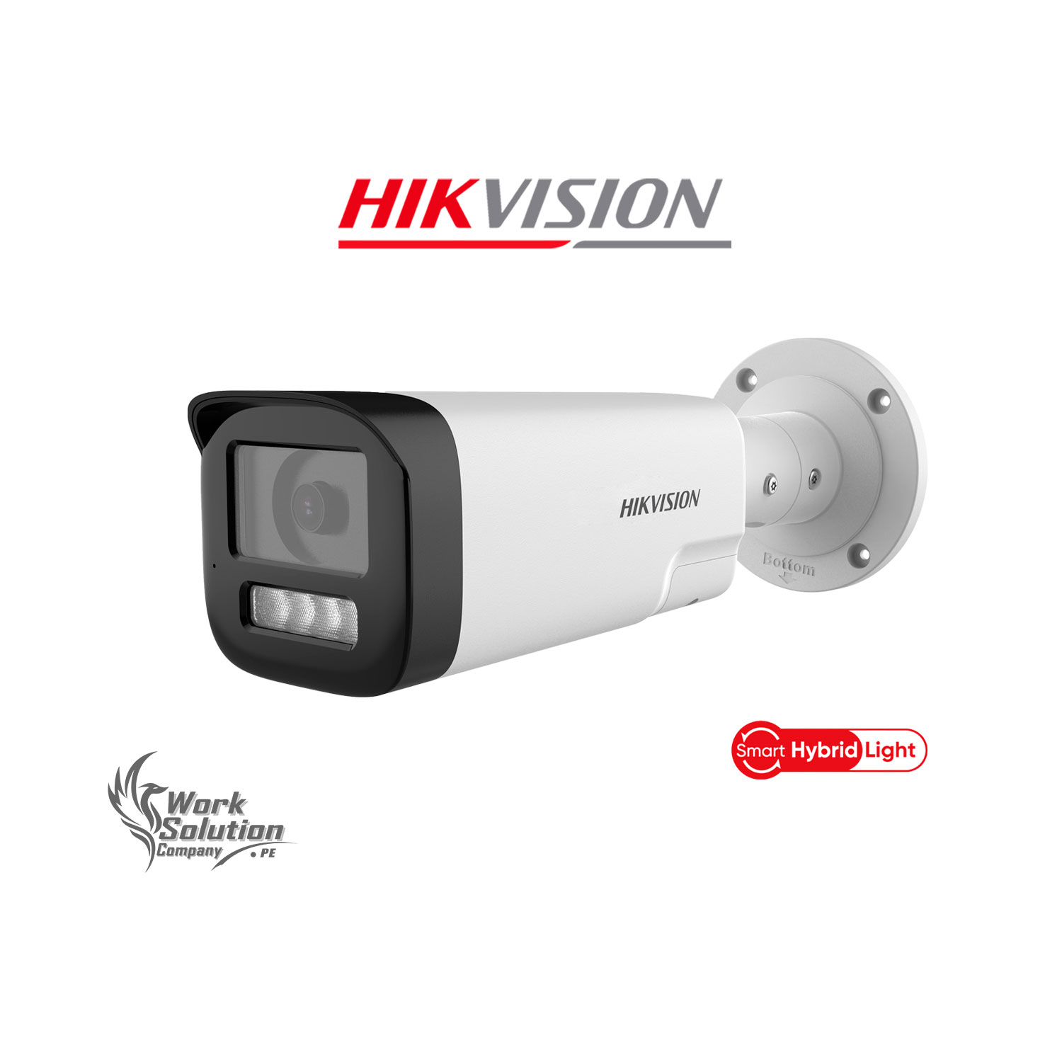 CÁMARA SEGURIDAD HIKVISION DS-2CE19K0T-LTS 3K TUBO ANALÓGICA AUDIO BIDIRECCIONAL LUZ INTELIGENTE - 1