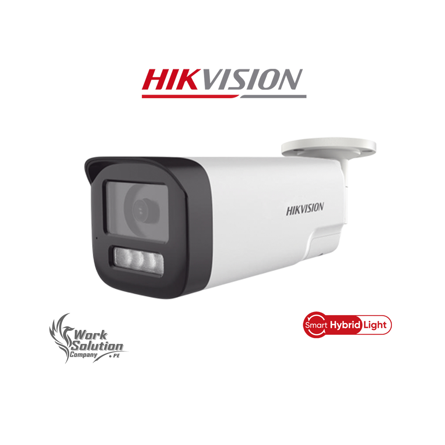 CÁMARA SEGURIDAD HIKVISION DS-2CE19U0T-LTS 4K TUBO ANALÓGICA AUDIO BIDIRECCIONAL LUZ INTELIGENTE - 1