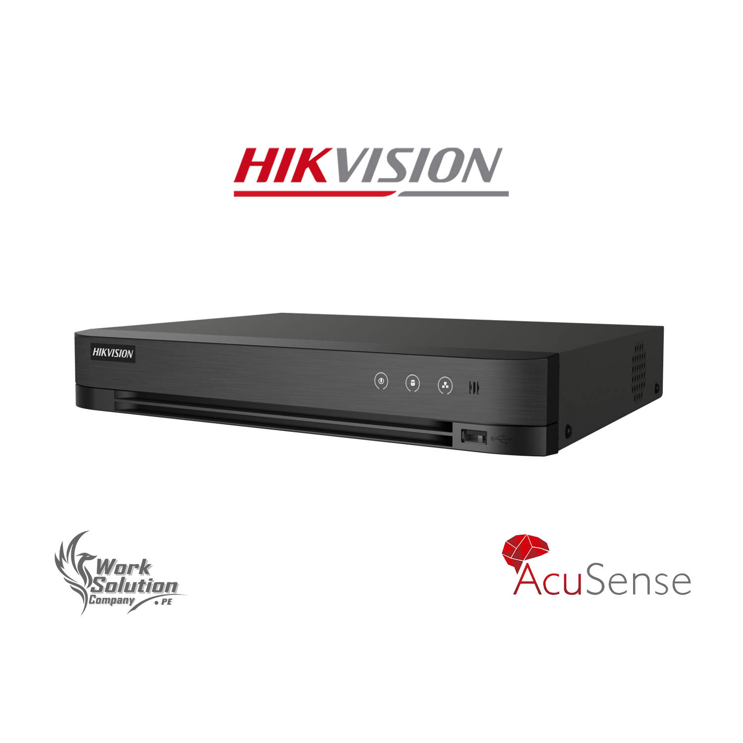 GRABADOR DVR HIKVISION IDS-7204HQHI-M1/XT 4 CANALES HASTA 3K ACUSENSE 1HDD - 1