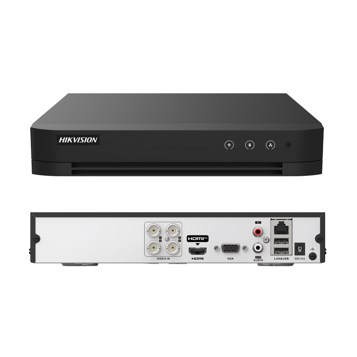 GRABADOR DVR HIKVISION IDS-7204HQHI-M1/XT 4 CANALES HASTA 3K ACUSENSE 1HDD - 4