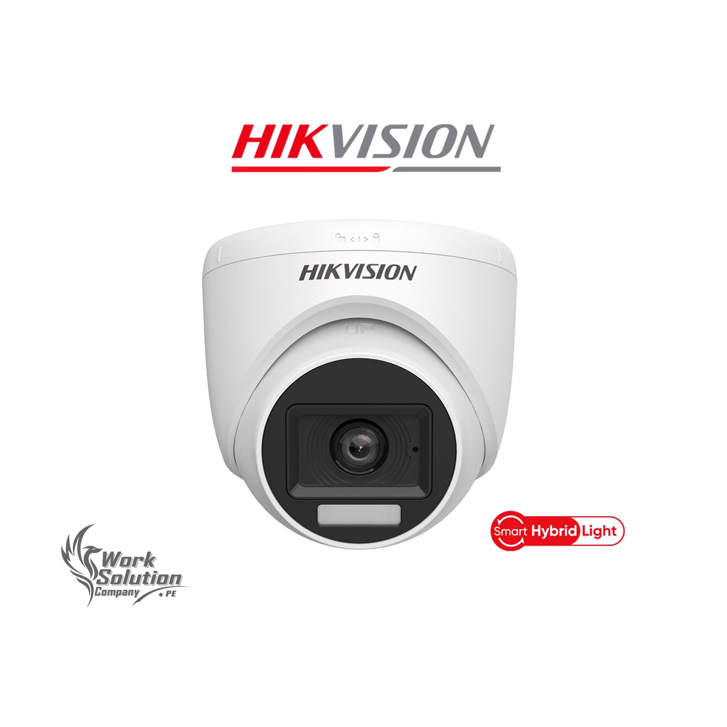 CÁMARA SEGURIDAD HIKVISION DS-2CE76D0T-LPFS 2MP DOMO ANALÓGICA AUDIO LUZ INTELIGENTE IR 20M - 1