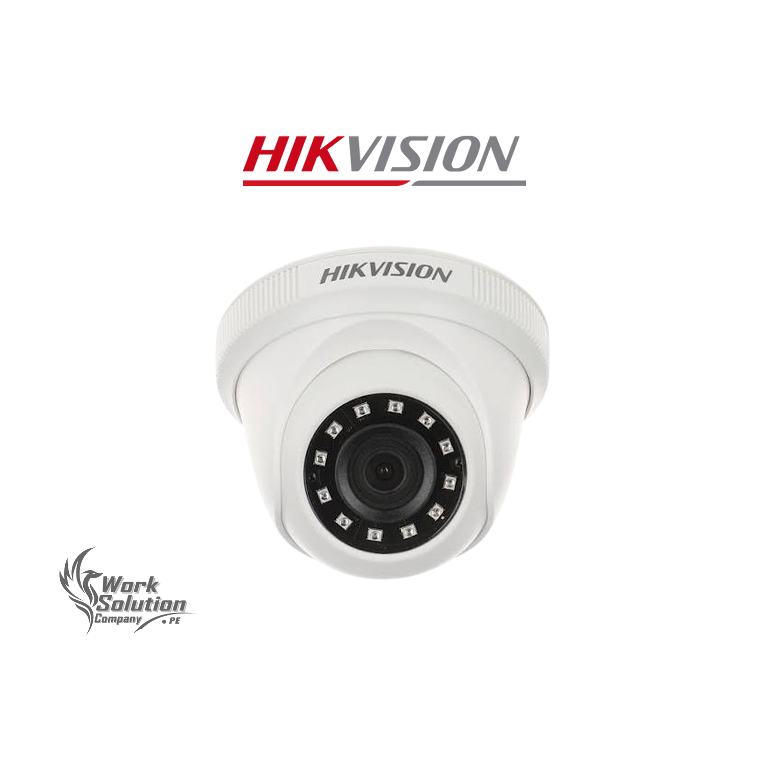 CÁMARA SEGURIDAD HIKVISION DS-2CE56D0T-IRPF 2MP DOMO ANALÓGICA IR INTELIGENTE 20M - 1