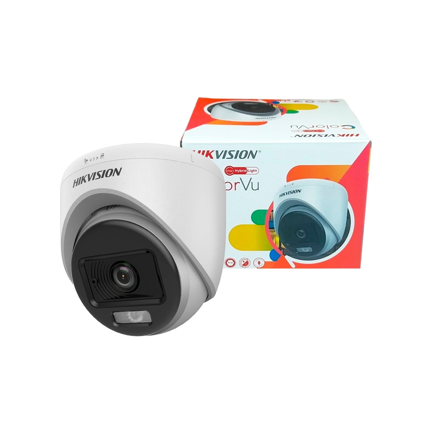 CÁMARA SEGURIDAD HIKVISION DS-2CE70KF0T-LPFS 3K DOMO ANALÓGICA COLORVU AUDIO IR 20M - 3