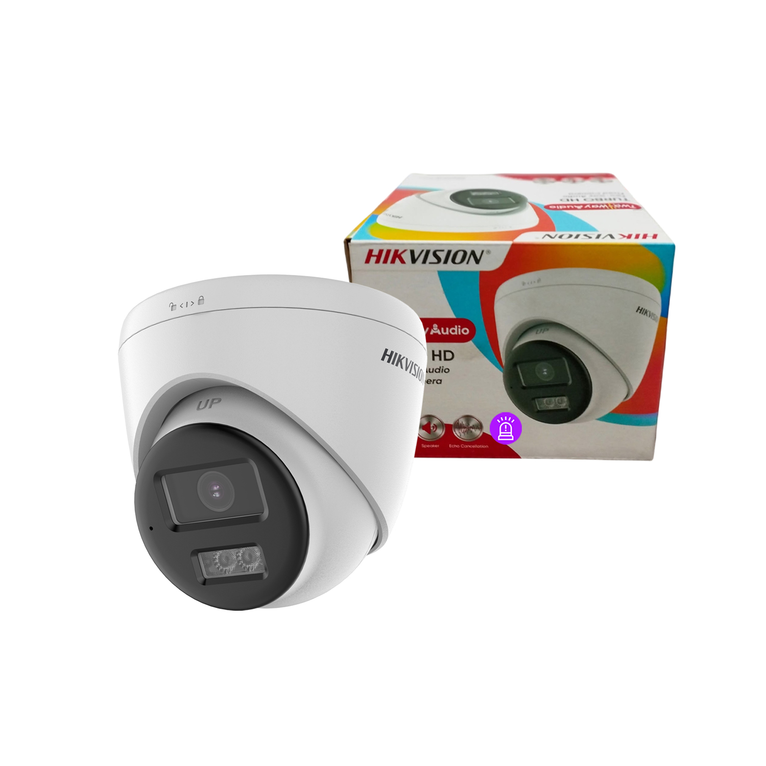 CÁMARA SEGURIDAD HIKVISION DS-2CE78D0T-LXTS 2MP DOMO ANALÓGICA AUDIO BIDIRECCIONAL LUZ ALARMA - 4