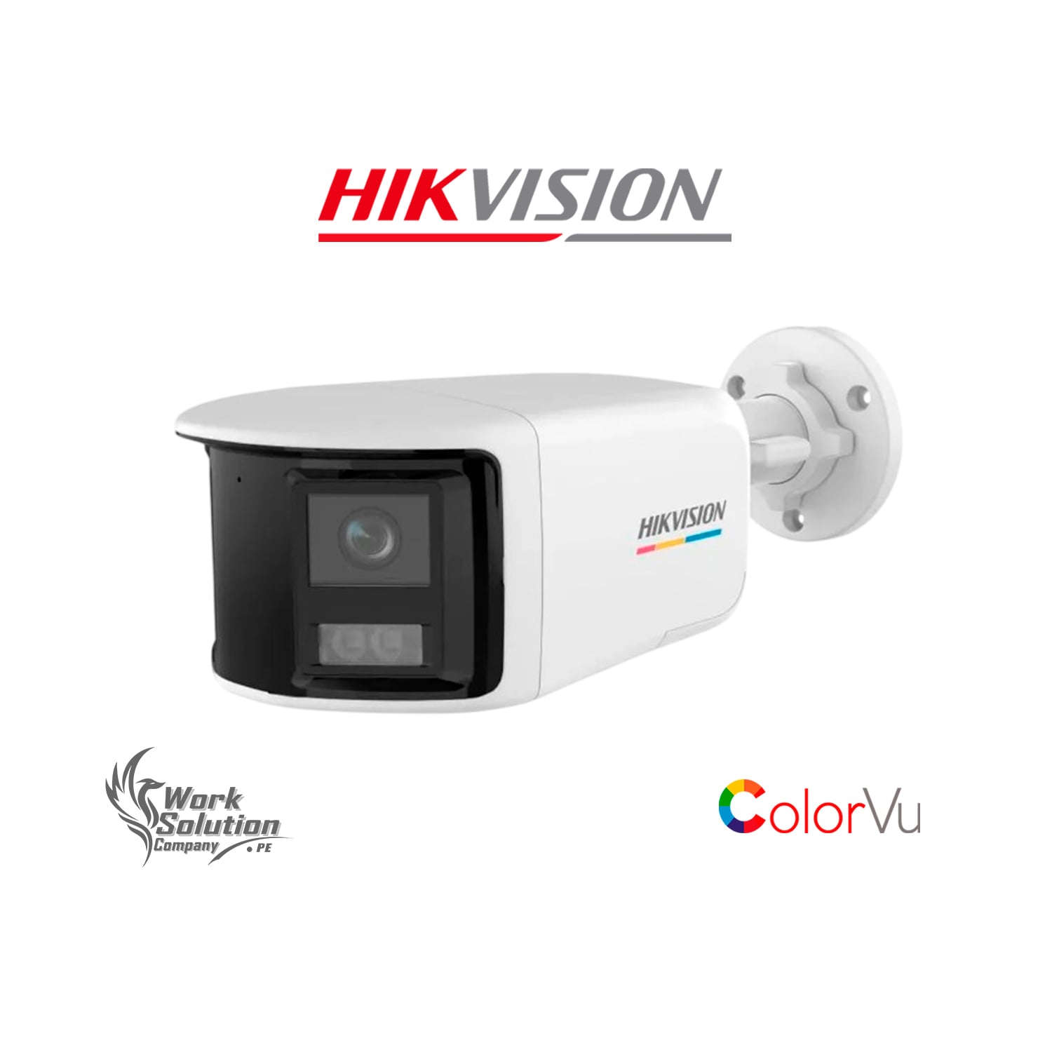 CÁMARA SEGURIDAD HIKVISION DS-2CE12KF3TP-DLS 3K TUBO VISIÓN 180 COLORVU DETECCIÓN MOVIMIENTO - 1