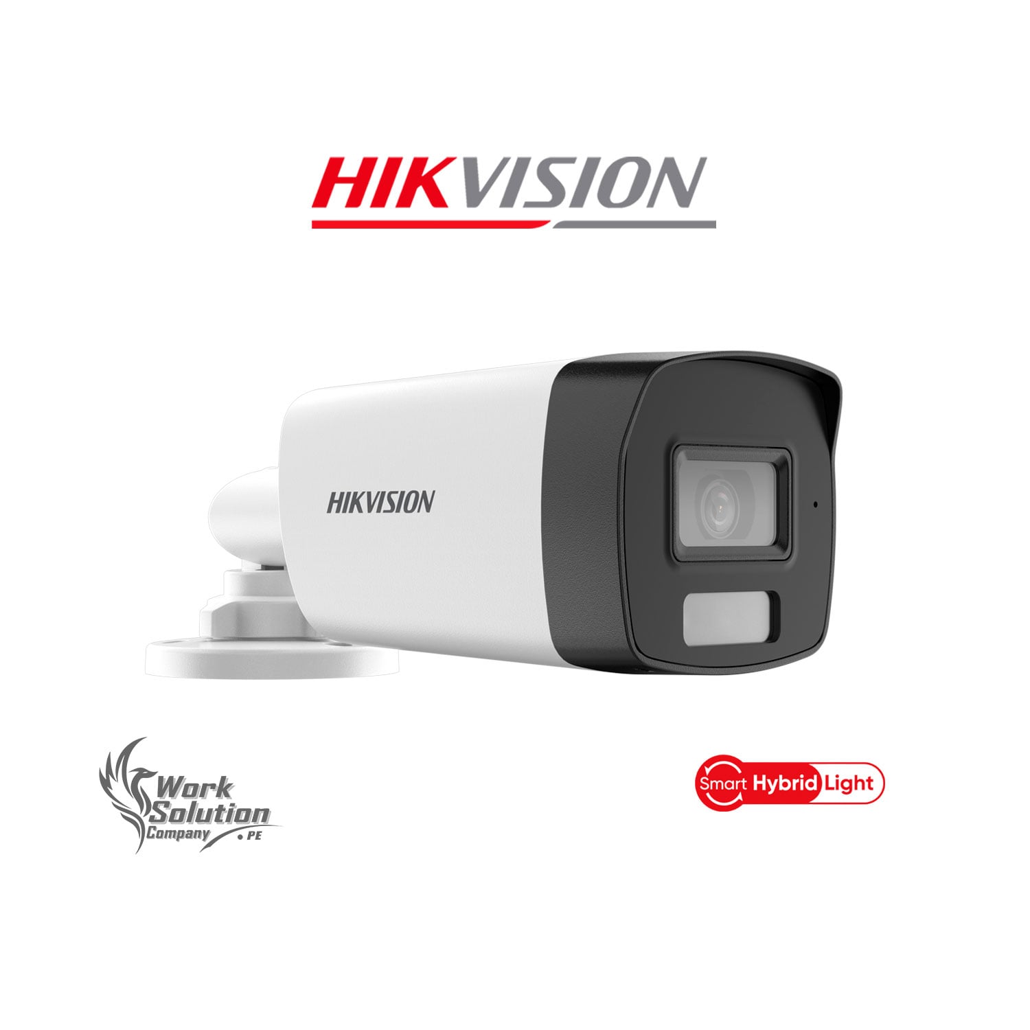 CÁMARA SEGURIDAD HIKVISION DS-2CE17D0T-LFS 2MP TUBO ANALÓGICA AUDIO INCORPORADO LUZ INTELIGENTE - 1