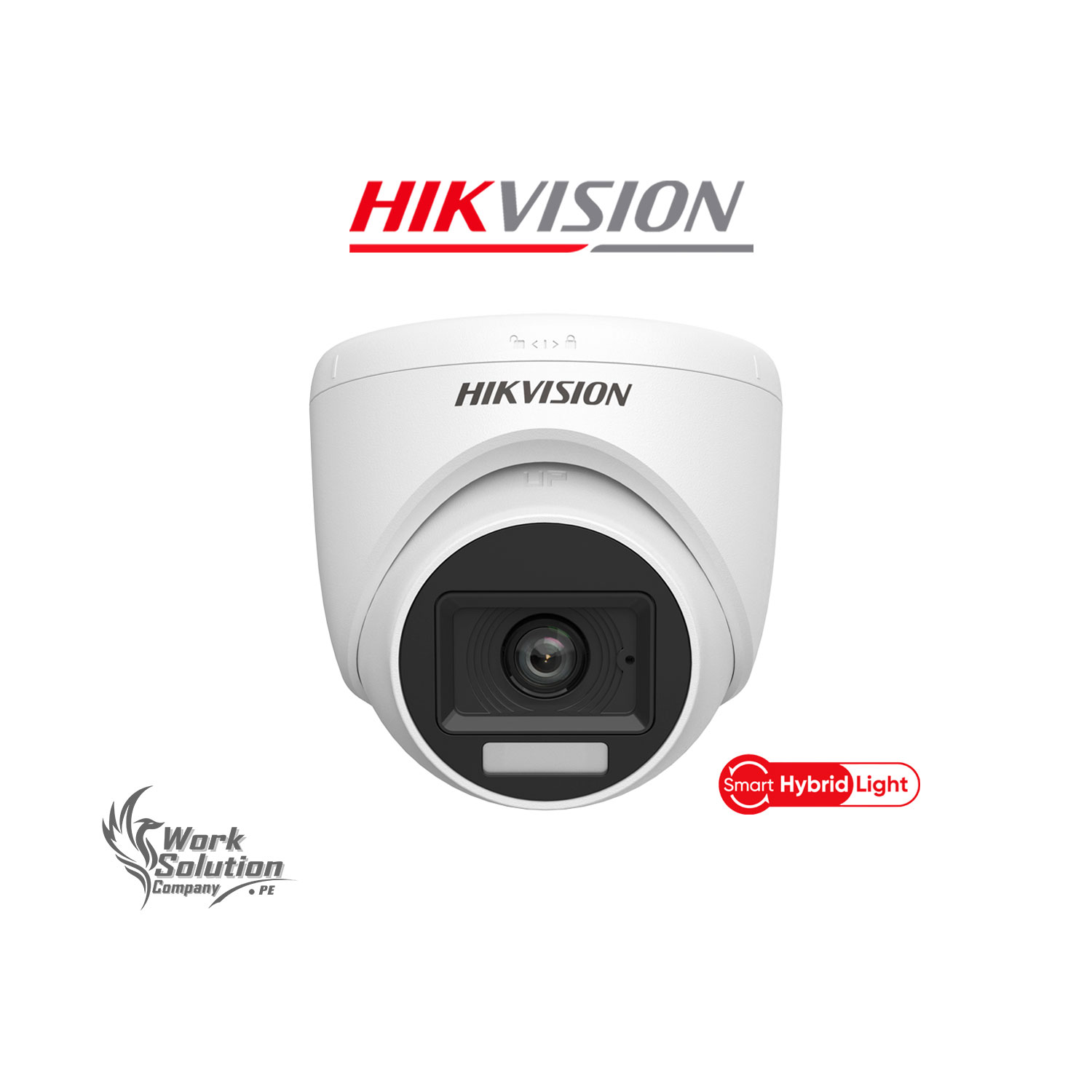 CÁMARA SEGURIDAD HIKVISION DS-2CE76U0T-LPF 4K DOMO ANALÓGICA LUZ INTELIGENTE - 1