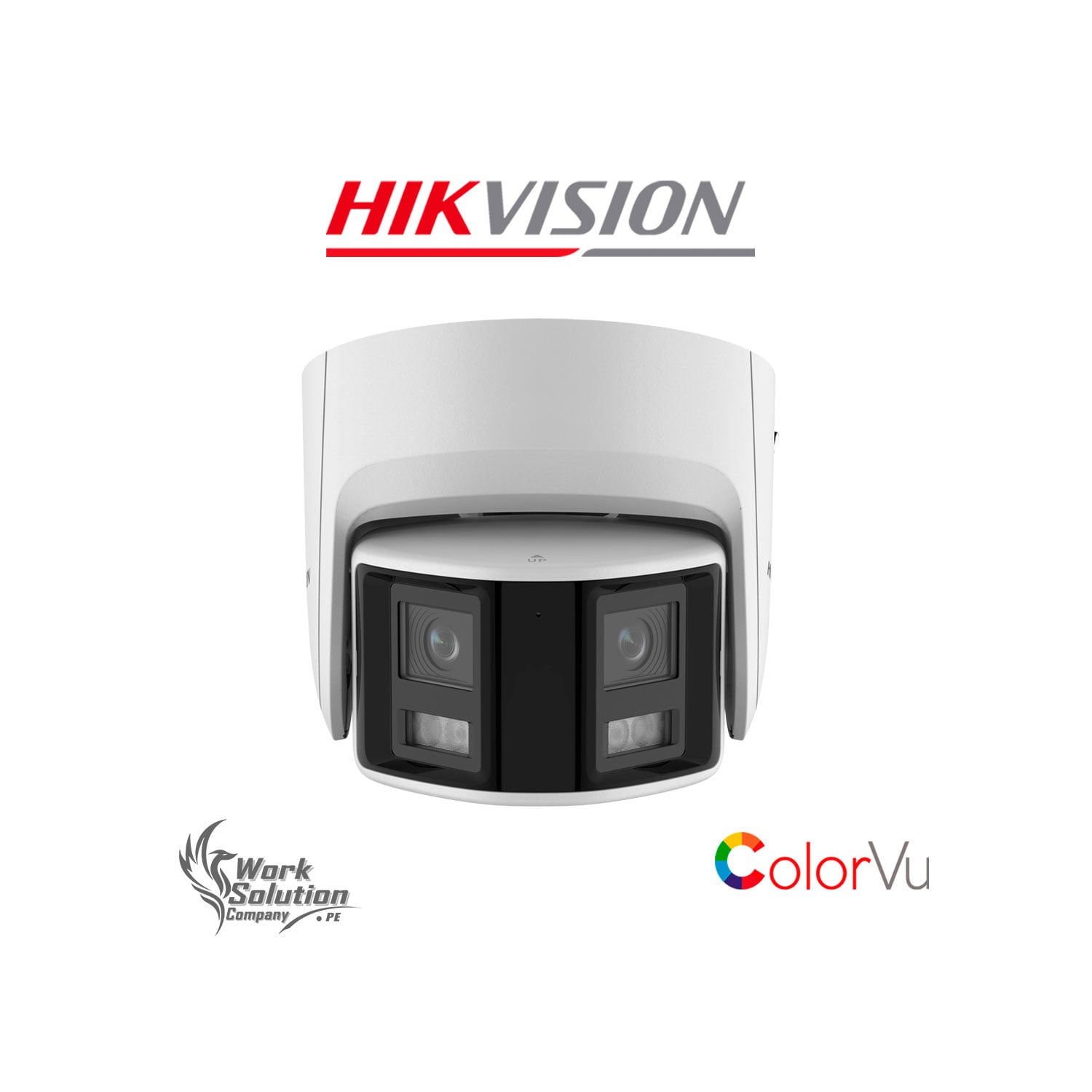 CÁMARA SEGURIDAD IP HIKVISION DS-2CD2347G2P-LSU/SL 4MP DOMO COLORVU VISIÓN 180 LUZ ALARMA - 1