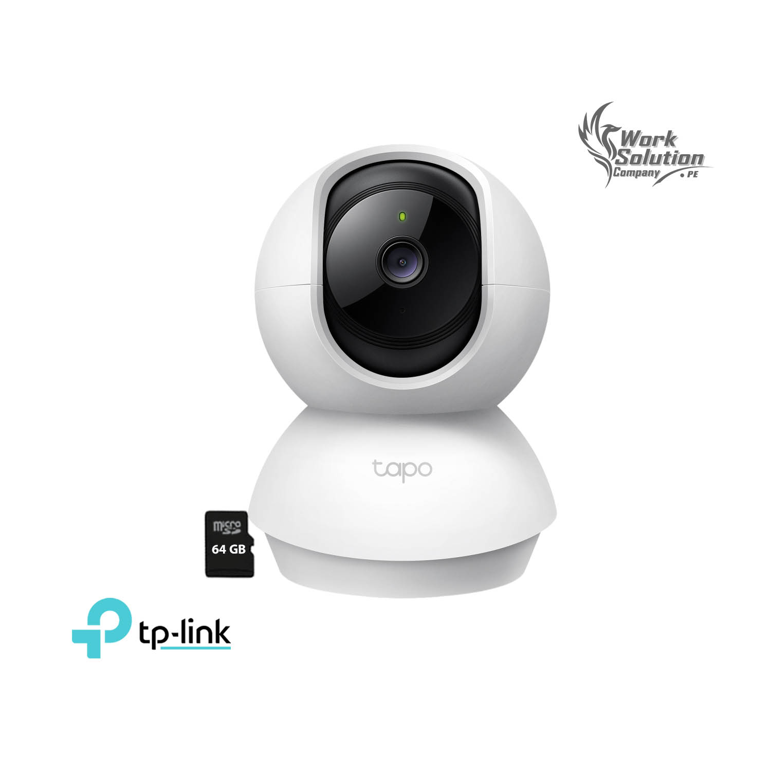 CÁMARA SEGURIDAD TAPO TC70 FULL HD + SD 64GB WIFI 360 DETECCIÓN PERSONAS AUDIO BIDIRECCIONAL - 1