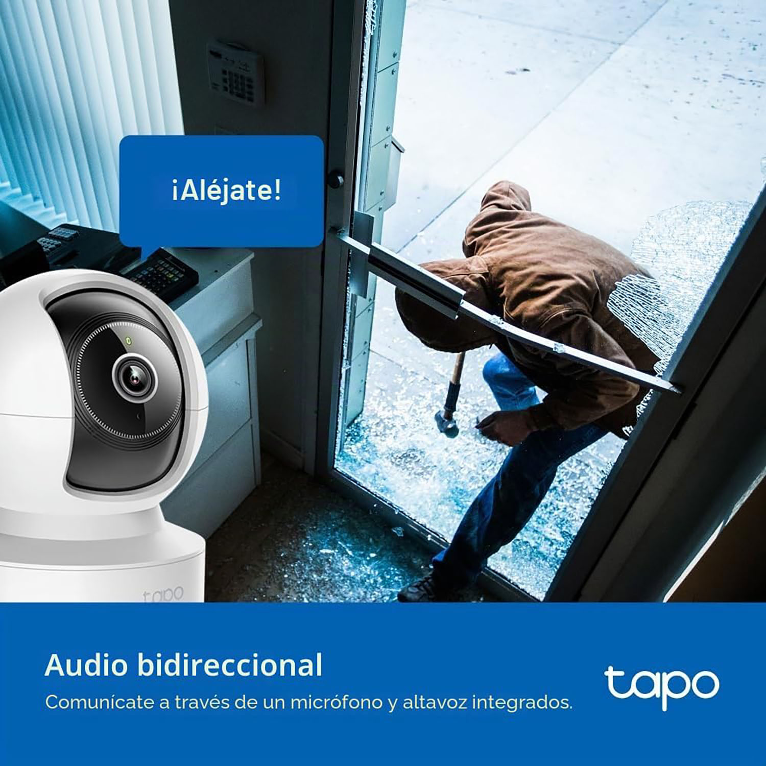 CÁMARA SEGURIDAD TAPO C232 3K 5MP + SD 64GB IP PANORÁMICA DETECCIÓN IA AUDIO BIDIRECCIONAL - 5