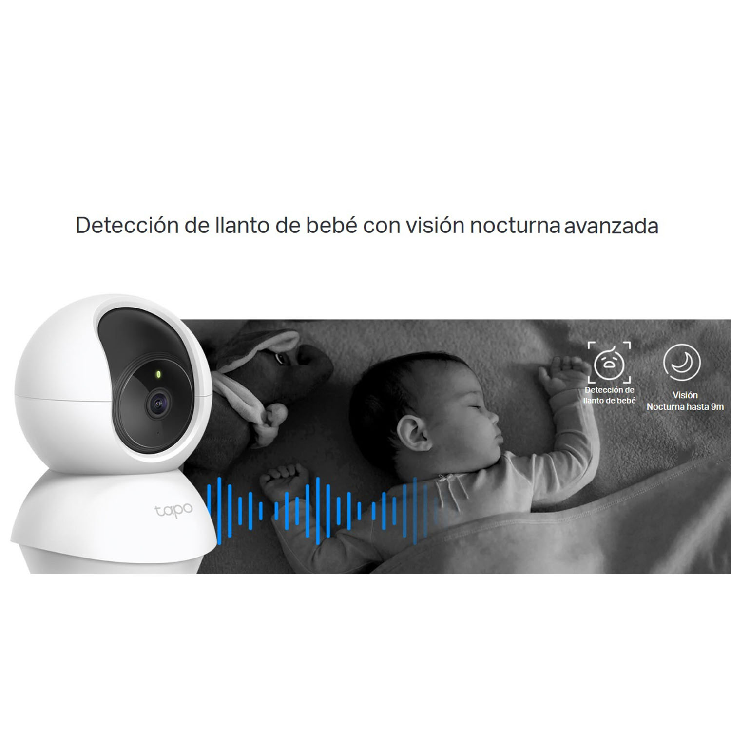 CÁMARA SEGURIDAD TAPO TC71 2K 3MP + SD 256GB WIFI 360 DETECCIÓN IA AUDIO BIDIRECCIONAL - 5