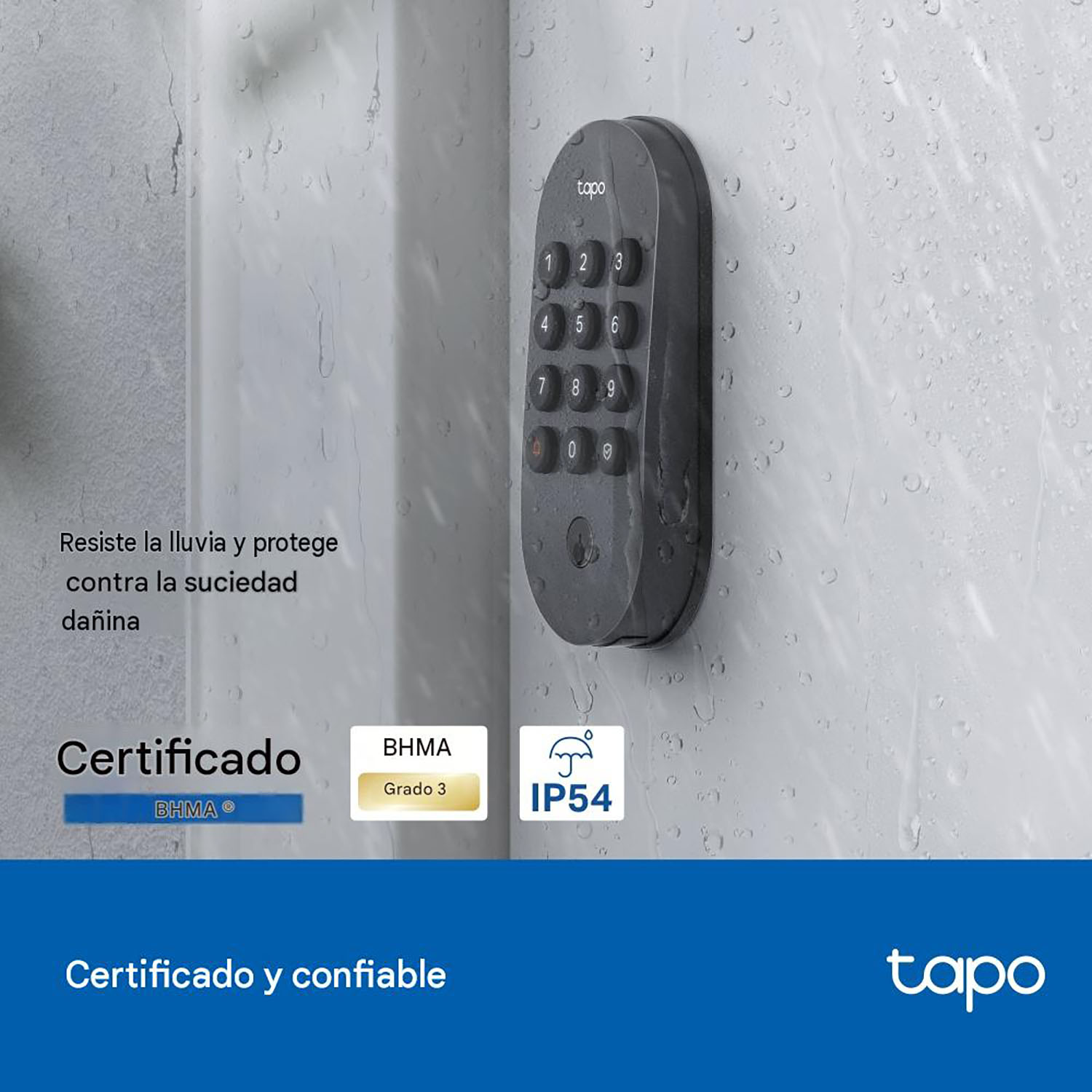 CERRADURA INTELIGENTE TAPO DL100 6 APERTURAS BLOQUEO AUTOMÁTICO - 5