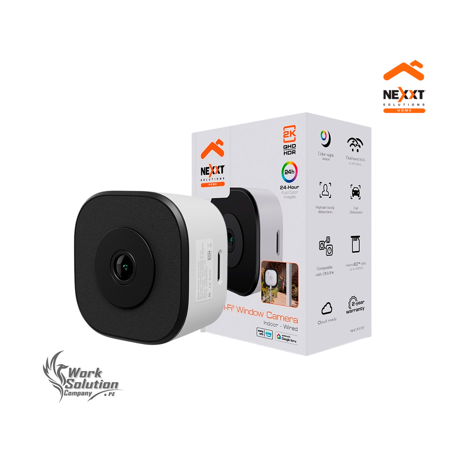 CÁMARA SEGURIDAD NEXXT NHC-IF25W 2K 3MP CAPACIDAD 256GB DETECCIÓN AUTOMÓVIL VISIÓN NOCTURNA COLOR - 1