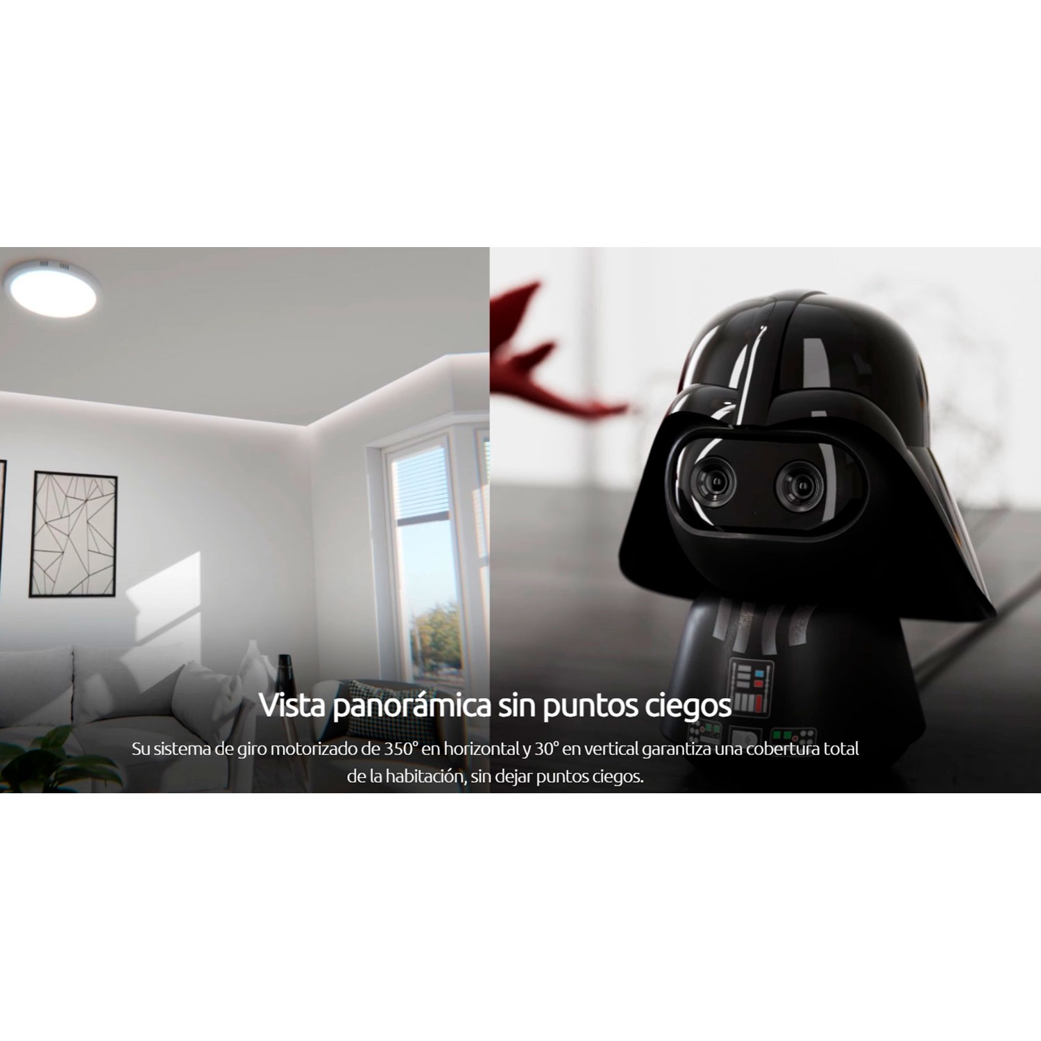 CÁMARA SEGURIDAD NEXXT NHC-IP16 DV 2K 3MP + SD 128GB PANORÁMICA AUDIO BIDIRECCIONAL DARTH VADER - 3