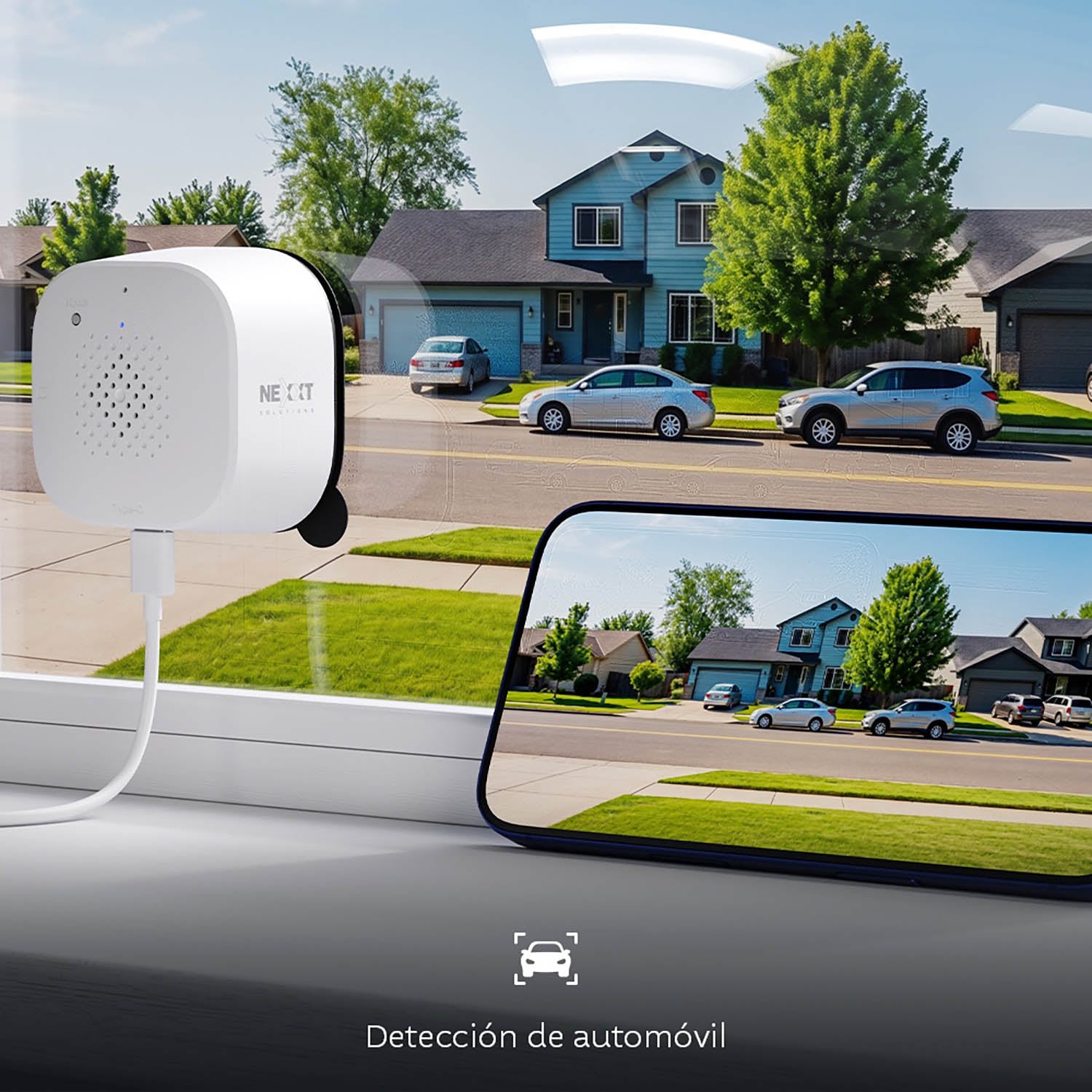 CÁMARA SEGURIDAD NEXXT NHC-IF25W 2K 3MP + SD 256GB DETECCIÓN AUTOMÓVIL VISIÓN NOCTURNA COLOR - 4