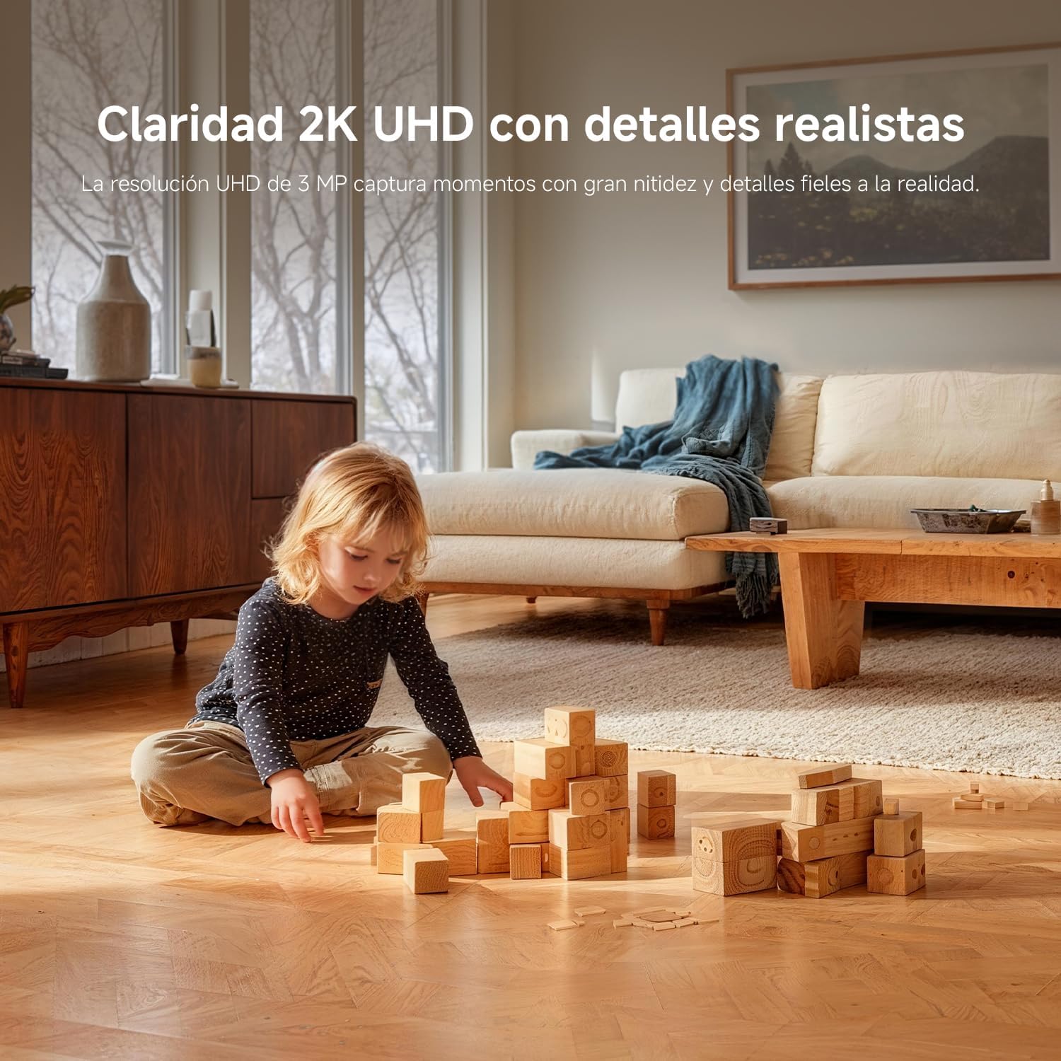 CÁMARA SEGURIDAD XIAOMI C302 3MP + SD 128GB PANORÁMICA DETECCIÓN LLANTO BEBÉ AUDIO BIDIRECCIONAL - 3