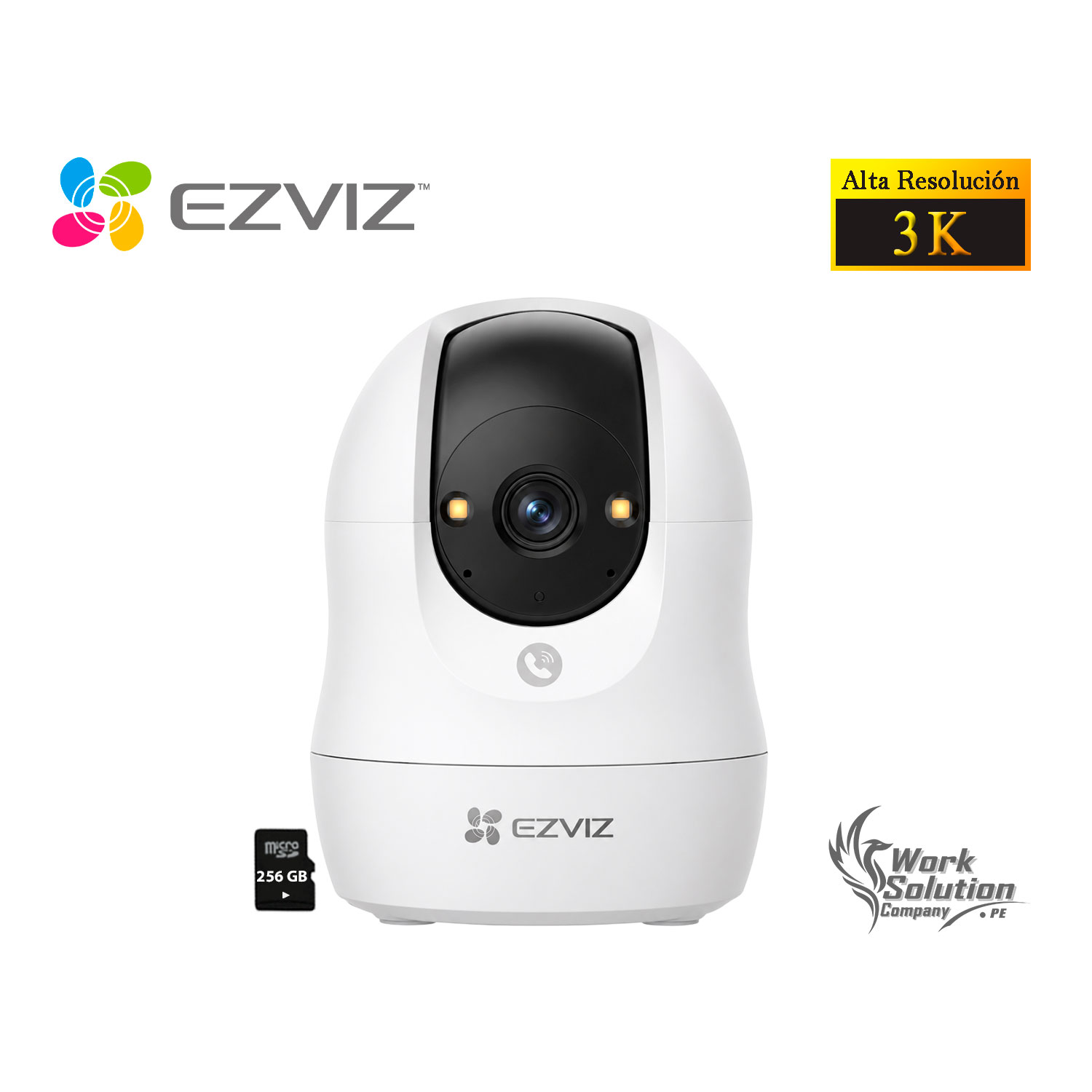 CÁMARA SEGURIDAD EZVIZ C6N G1 3K +SD 256GB PANORÁMICA AUDIO BOTÓN LLAMADA DETECCIÓN MOVIMIENTO - 1
