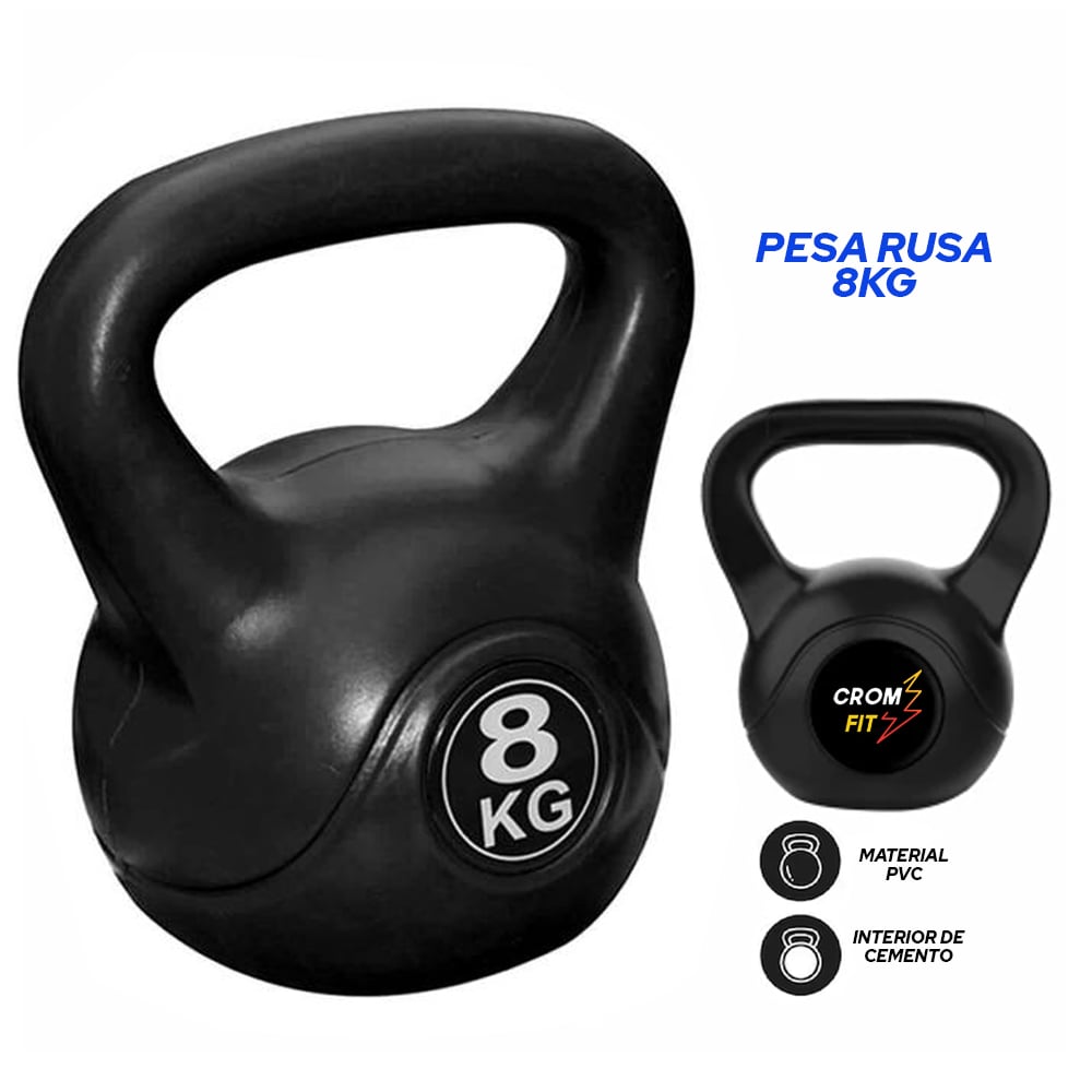 PESA RUSA 4-5-6-8-10-12 KETTLEBELL PVC CROSSFIT GYM - 3