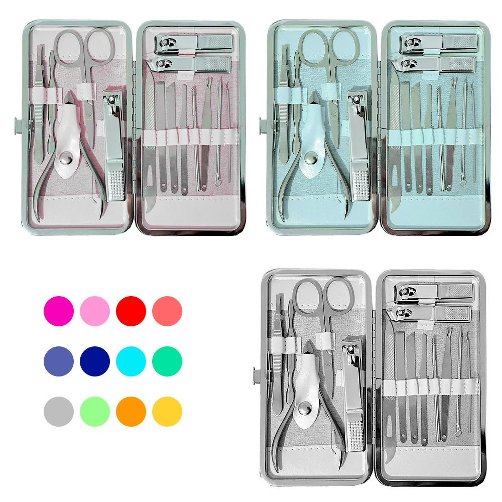 SET DE MANICURA DE 15 PIEZAS + ESTUCHE - COLOR VARIADO - 2