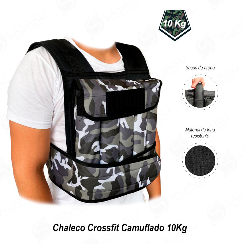 CHALECO CON PESAS DE 10KG - COLOR VARIADO - 4