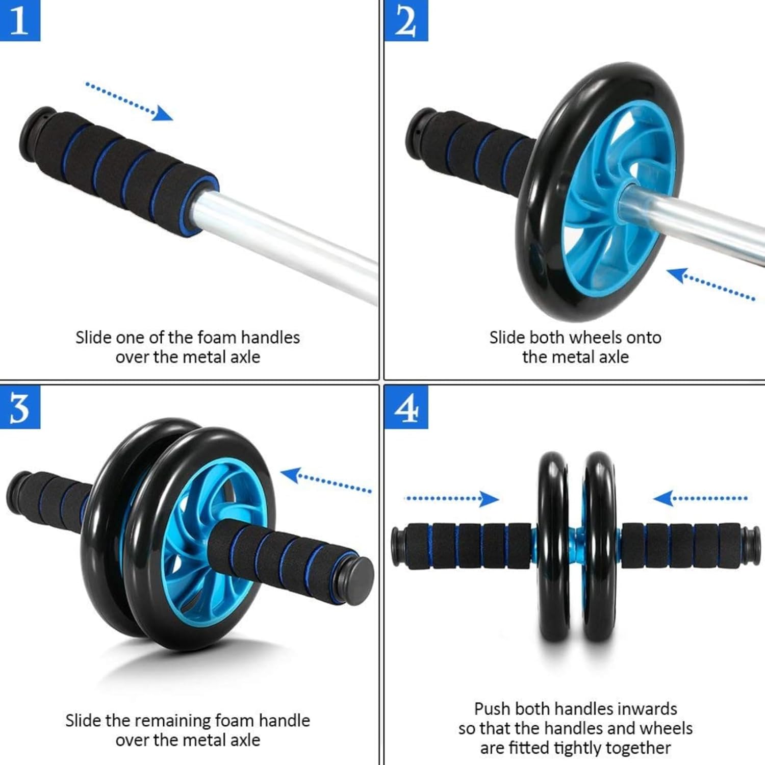 RUEDA ROLLER PARA FLEXIONES CROSSFIT GYM - 3