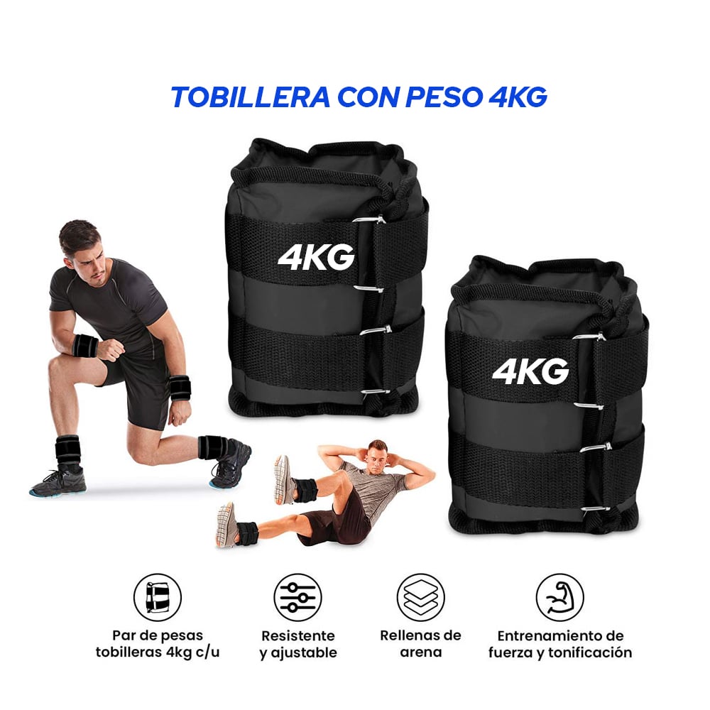 TOBILLERA MUÑEQUERA DE 4KG - 1