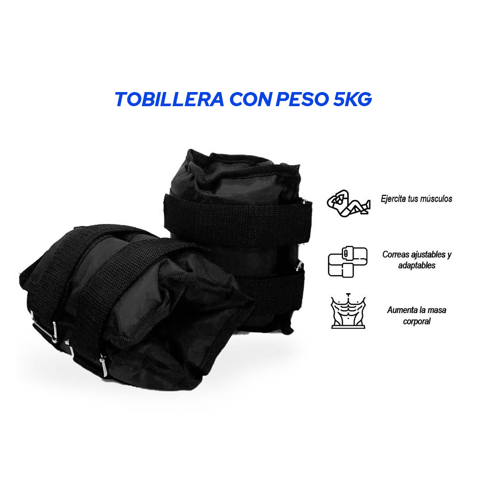 TOBILLERAS MUÑEQUERAS DE 5KG - 2