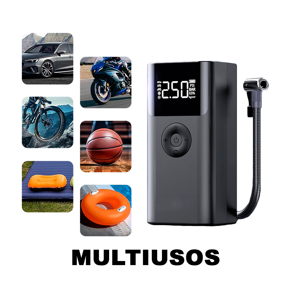 ARRANCADOR DE AUTO INFLADOR CARGADOR DE BATERIA - 2