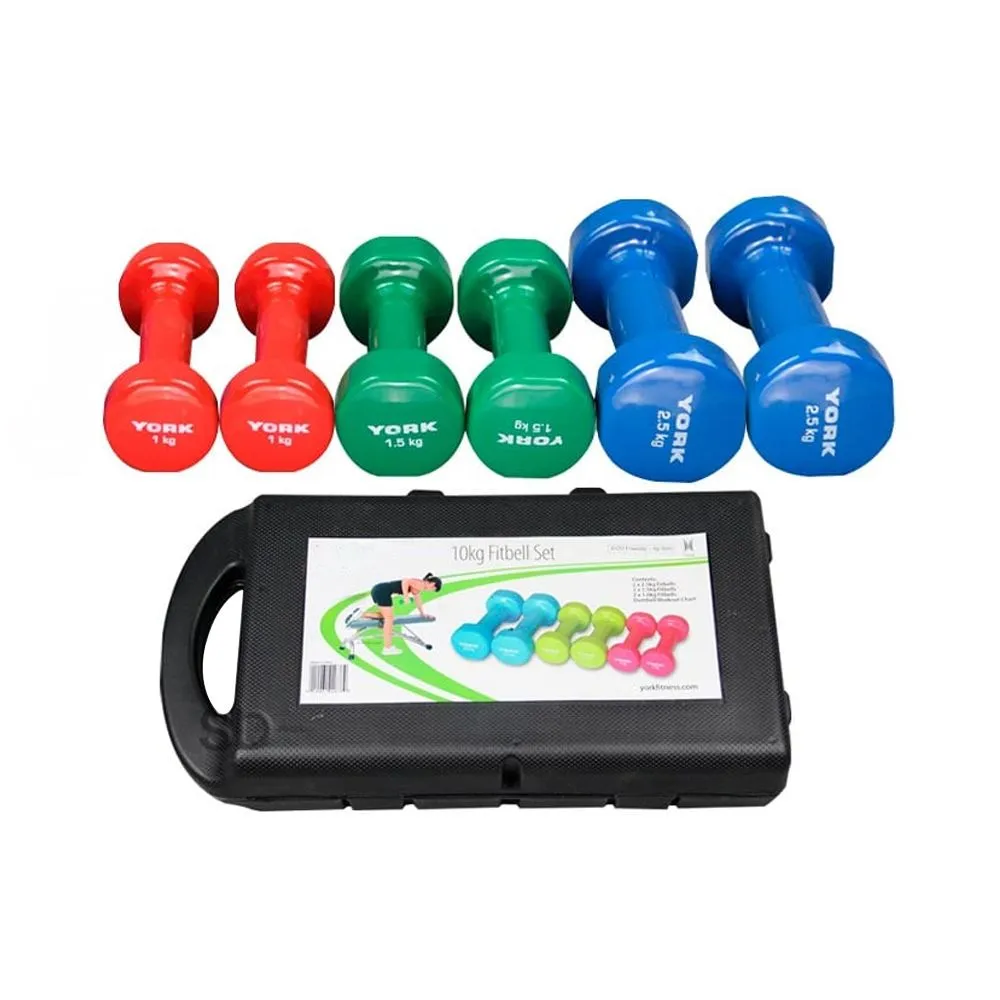 SET DE PESAS 10KG MANCUERNAS CON MALETIN - 2