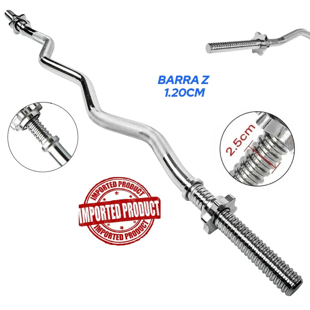 BARRA Z 120 CROMADA - 6