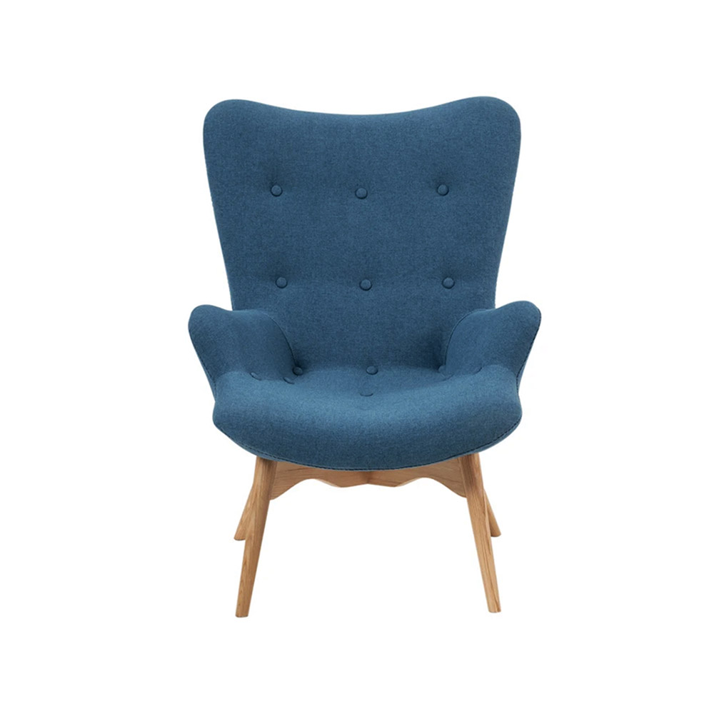 BUTACA FORMAS HOME FER+BANQUETA VINTAGE CELESTE - 3