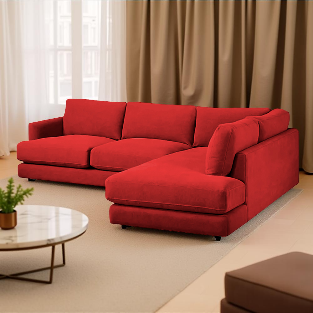SECCIONAL DERECHO FORMASHOME BEKER ROJO - 1
