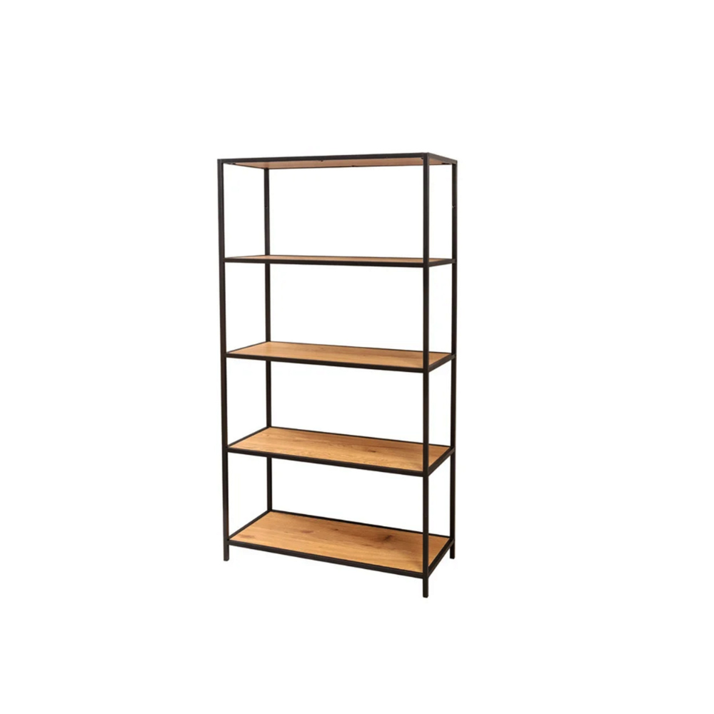 ESTANTE FORMAS INDUSTRIAL 4 REPISAS NEGRO HOME ARTIC - 2