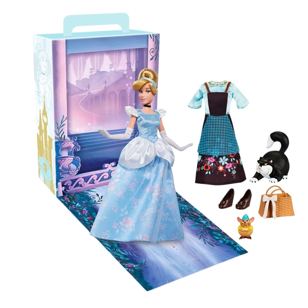 MUÑECA DISNEY STORE CENICIENTA CON ROPA Y ACCESORIOS - 1