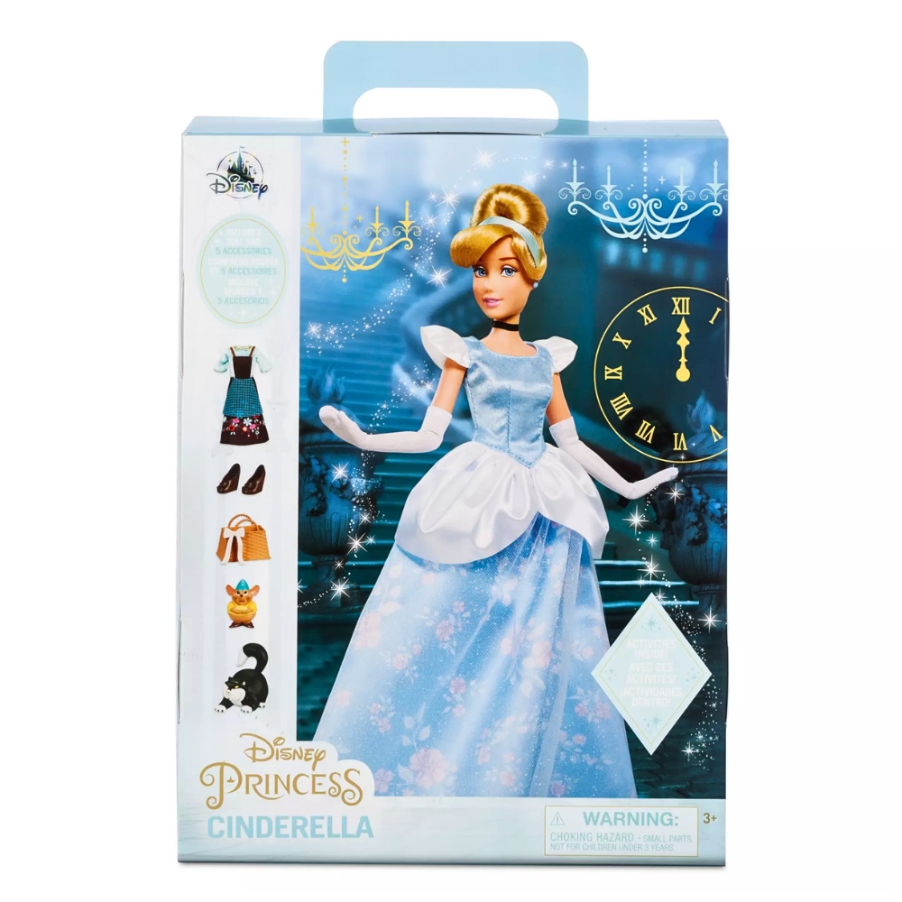 MUÑECA DISNEY STORE CENICIENTA CON ROPA Y ACCESORIOS - 4