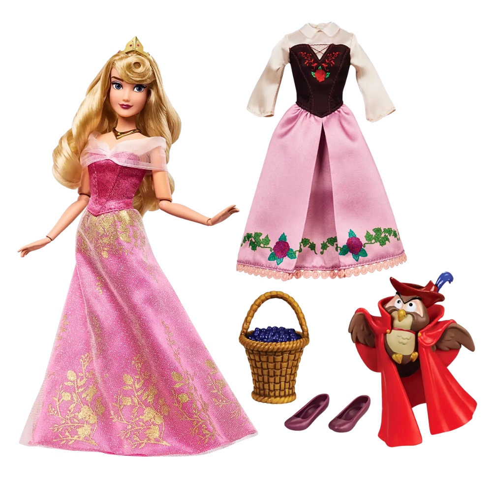 MUÑECA DISNEY STORE AURORA LA BELLA DURMIENTE CON ROPA Y ACCESORIOS - 2