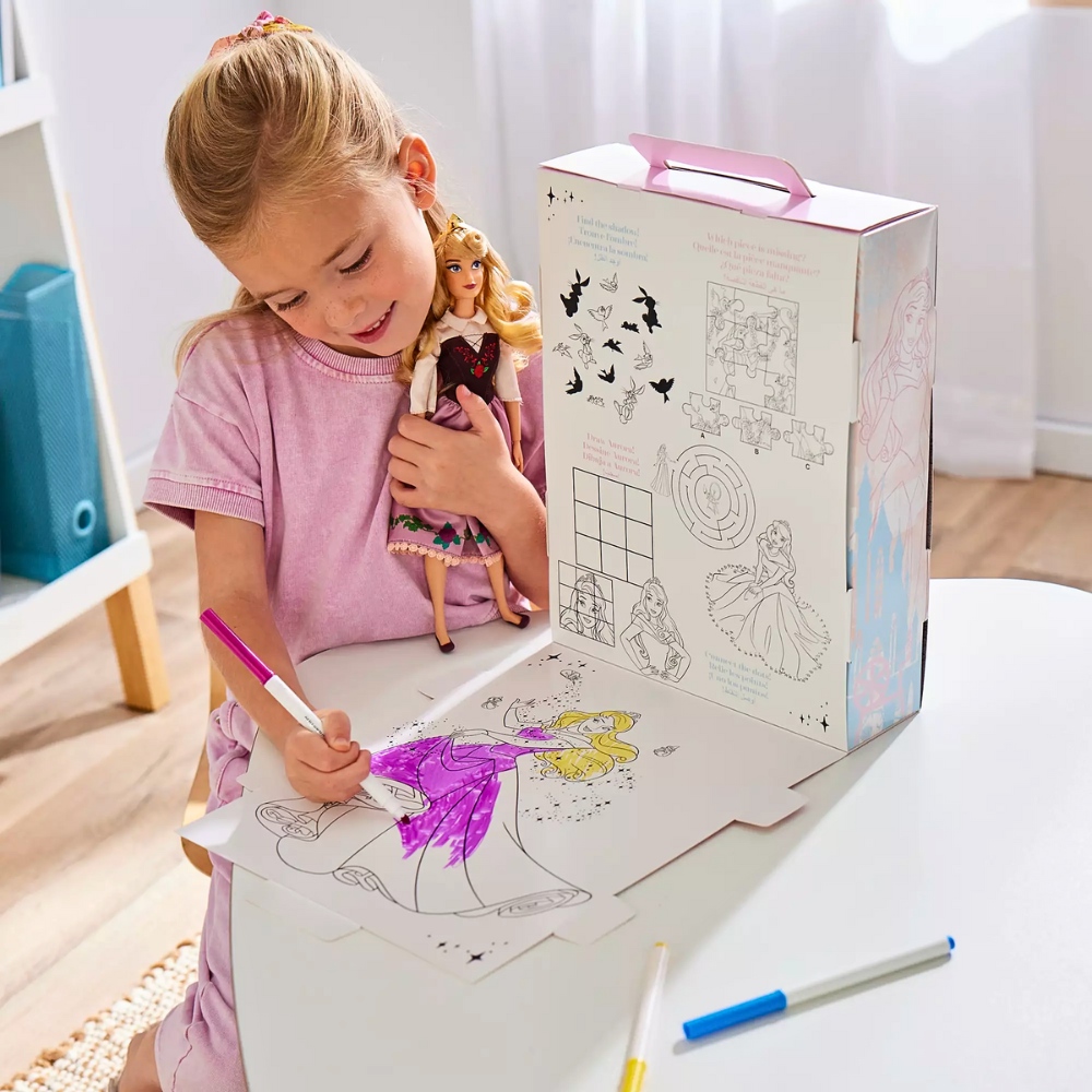 MUÑECA DISNEY STORE AURORA LA BELLA DURMIENTE CON ROPA Y ACCESORIOS - 6