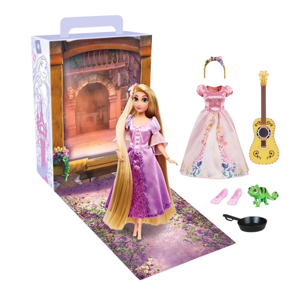 MUÑECA DISNEY STORE RAPUNZEL CON ROPA Y ACCESORIOS - 1