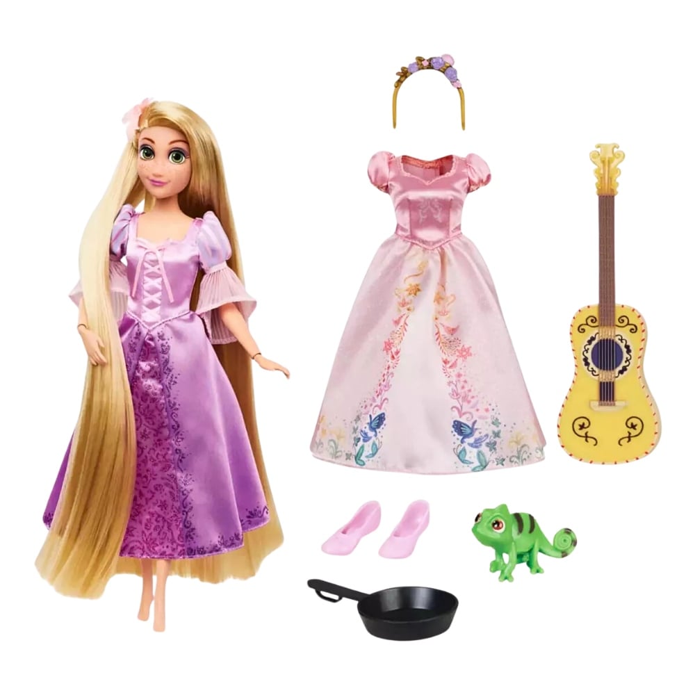 MUÑECA DISNEY STORE RAPUNZEL CON ROPA Y ACCESORIOS - 2